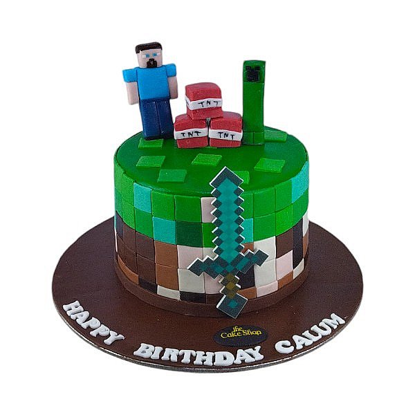 Minecraft cake