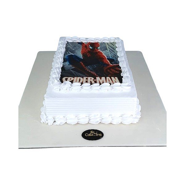 Rectangular-shaped photo cake.