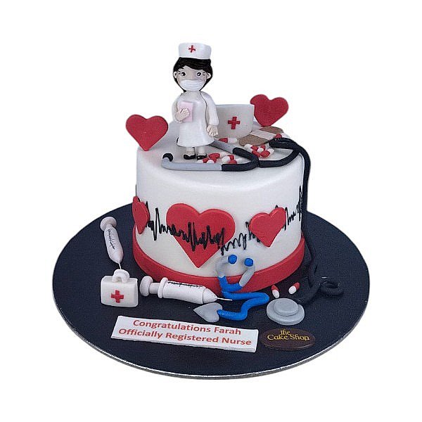 The Happy Nurse Cake