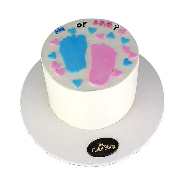 Gender Reveal Cake
