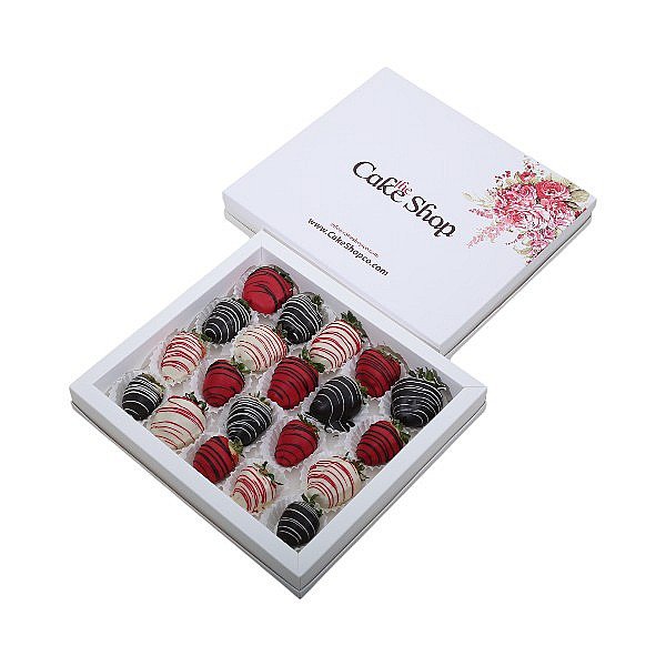 Chocolate dipped strawberry box