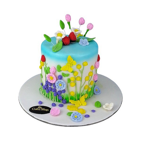 "Flower cake." 25