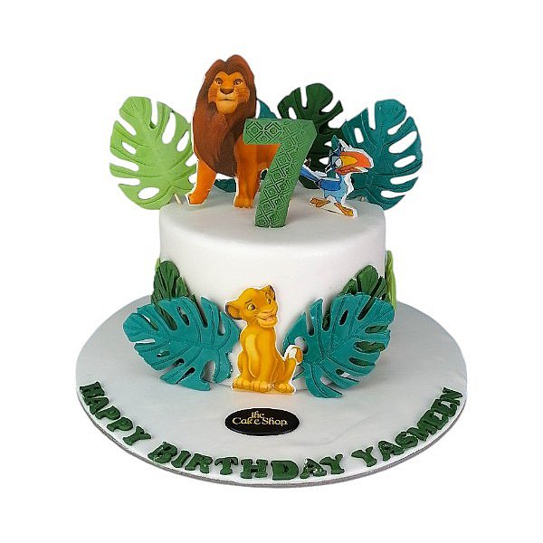 "Lion and cub cake